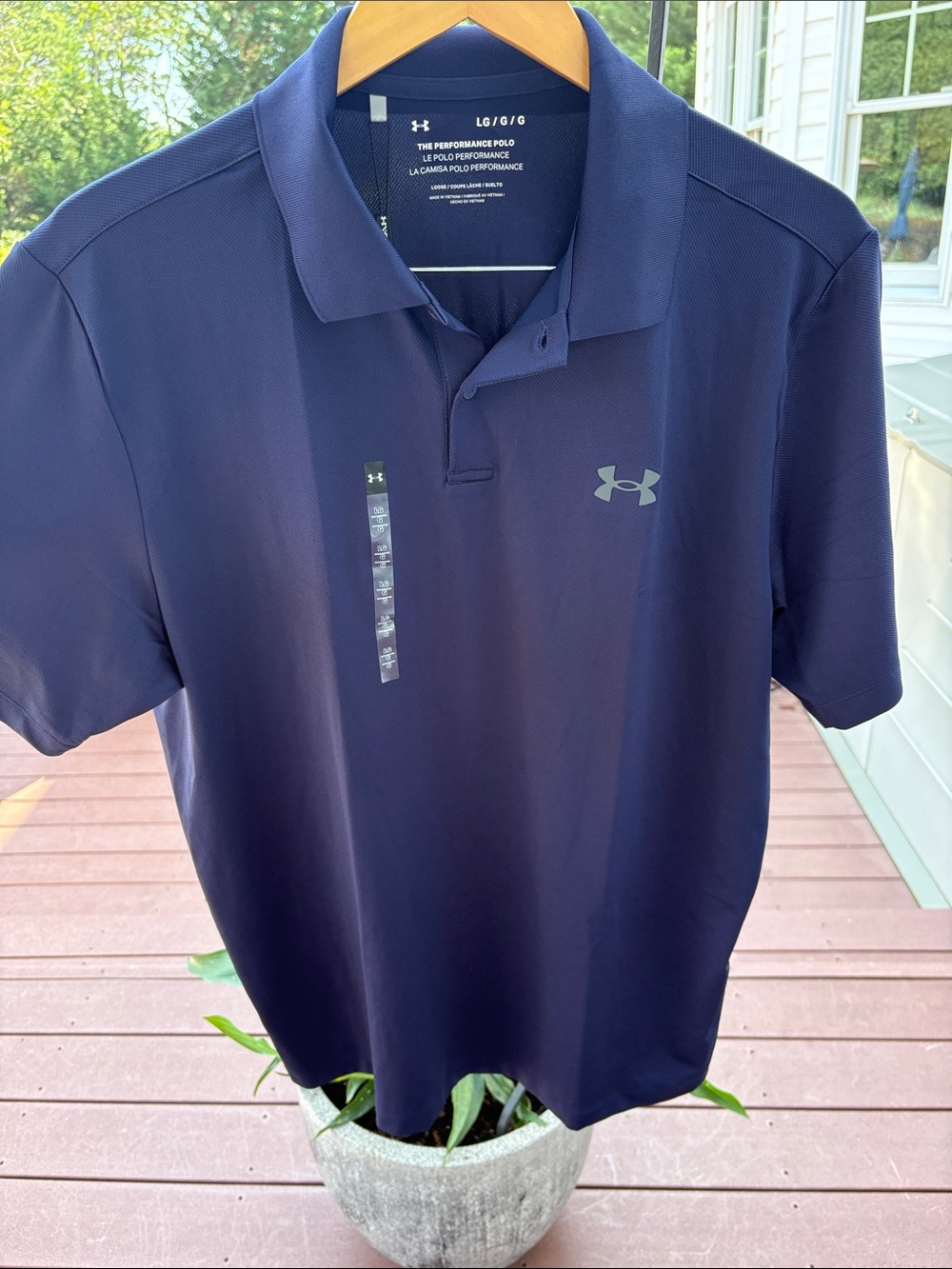Under Armour Men’s Golf Navy Blue Performance Polo